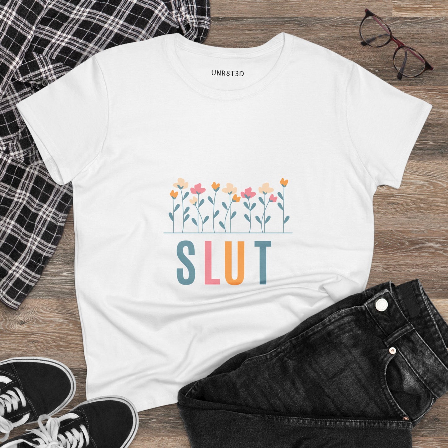 Womens Flower Slut