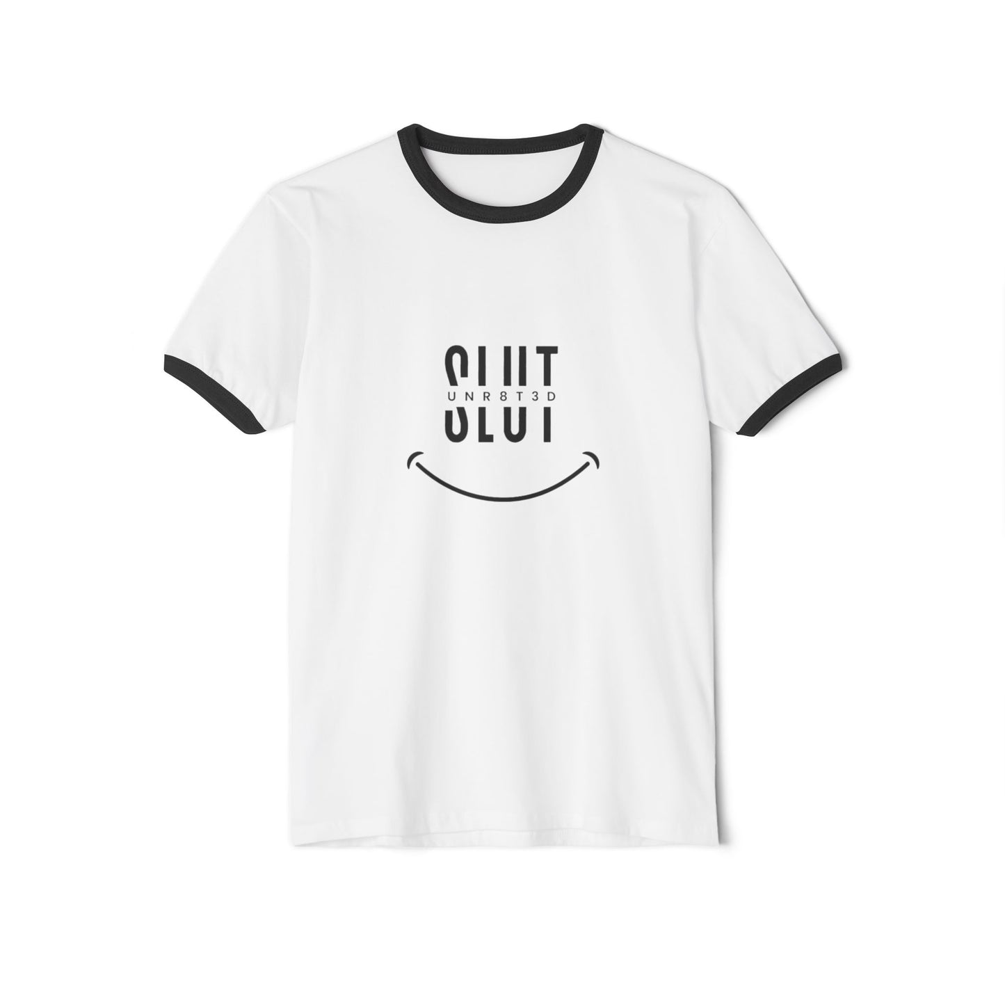 Smile Slut Graphic T-Shirt — Edgy Retro Ringer Tee